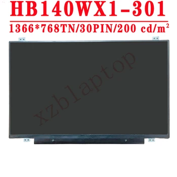 HB140WX1 HB140WX1-301 14,0 инча 1366x768 TN EDP 30 КОНТАКТИ 45% NTSC 60 Hz 200 cd/m2 Контраст 600: 1 LCD екран за лаптоп 1