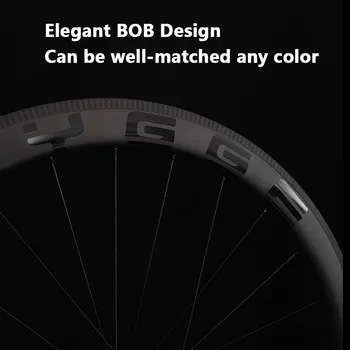 HYGGE 2023 дизайн Карбоновые колела 700C пътни изключително важно безкамерни гуми 40 мм 50 ММ велосипедни колела r13 керамични главината на колелото ободной спирачка V-спирачка 1