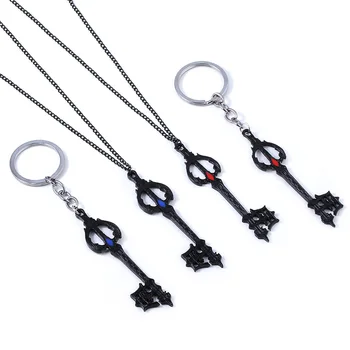 Kingdom Hearts Оборудват Keyblade Oblivion Колие Набор От Пуловер Верига Kingdom Hearts Окачване На Мъжки И Дамски Аксесоари За Cosplay 1