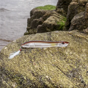 Le-Fish Змия на Главата 140 мм/25 г Риболовна стръв Плаващ Воблер лаврак Стръв За Щука Молив Стръв Topwater Попър С Куки От Пера 1