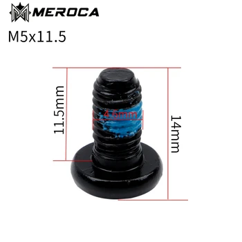 MEROCA Стомана T25 Болтове M5x11,5 мм, за Планински Велосипед Дисковата Спирачка на Ротора Крепежни Винтове за Наем 6 Бр Iamok 1