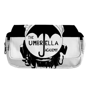 The Umbrella Academy 3D Merch Училищна голяма чанта - клатч, подходящ за момичета, момчета, юноши, двойна чанта в стила на kawai в стил харадзюку, колеж 1
