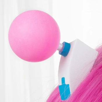 Аниме Ужасна живот Сайки К. Cosplay Перука Сайки Кусуо Къси Розови Синтетични Игли За Коса + Точки + Аксесоари за Перука 1