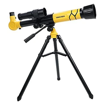 Астрономически телескоп за деца, Телескоп със статив и 20X-30X-40X пистолет, Играчките за ранно обучение на деца на възраст от 6+ 1