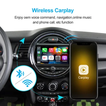 Безжична Carplay За MINI Cooper R56 R57 F55 F56 F57 F54 R55 Countryman F60 R60 Peaceman R61 Android Автомобил Bmw Огледало USB Връзка 1