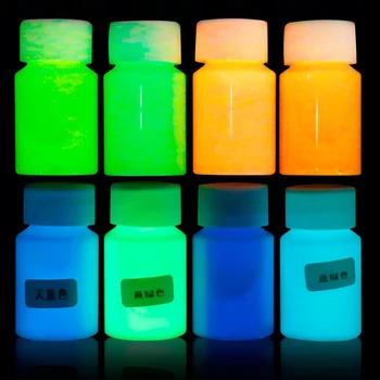 Высокоглянцевая светещ боя Водоустойчива устойчива луминесцентна течна светещ прах светещ боя Материал на водна основа 1