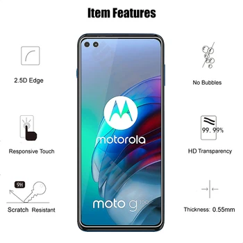За Motorola Moto G100 Фолио за обектива на камерата и Защитно фолио за телефон от закалено стъкло 1