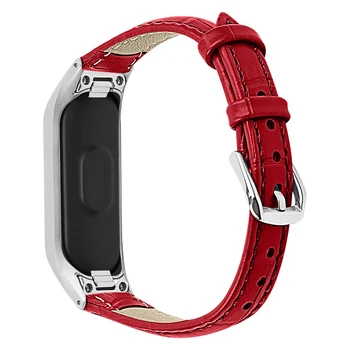 Каишка от естествена кожа За Samsung Galaxy Watch SM-R375 SMR370, Каишка с подмяна на корпуса за Samsung Watch fit-e band 1