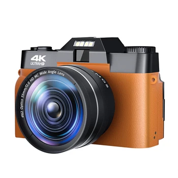 Класически Стари Цифров Фотоапарат За Снимки WIFI 4K Компактен Потоковая Камера YouTube UHD Открит Видео Vlog 1