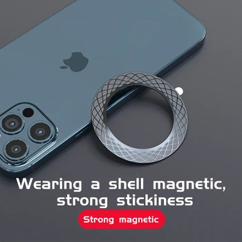 Магнитен Лист за Зарядно Magsafe Кола, Телефон за iPhone Xiaomi Samsung Зарядно устройство Безжично зарядно устройство ще захранване на Панела 1