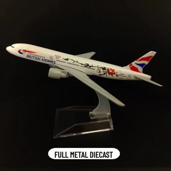 Мащаб 1:400 Метален Самолет Реплика 15 см Британски Великобритания Европа Авиолинии 