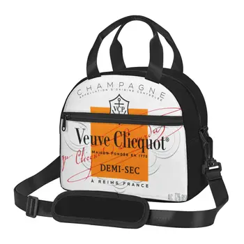 Нов VeuveClicquot Шампанско Преносим Кроссбоди Изолиран Обяд-чанта за многократна употреба Обяд - bag Чанта За Пикник 1