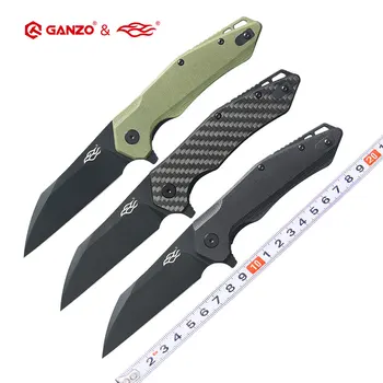 Нож Ganzo FH31B FBKnife D2 острието G10 или дръжката е от въглеродни влакна сгъваем нож тактически нож инструмент за нощуване на открито EDC Джобен Нож 1