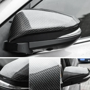 Покриване на Страничните Огледала за Обратно виждане, изработени от Въглеродни Влакна, Декоративна Накладки за Toyota Hilux Revo Vigo Fortuner Highlander RAV4 Innova 1