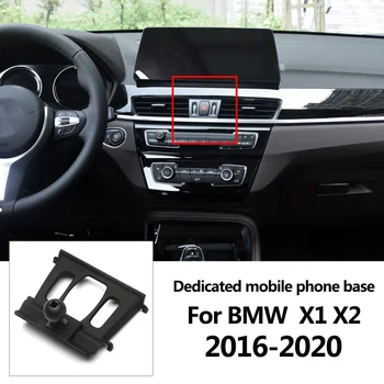 Притежател на Мобилен Телефон За BMW X1 X2 2016 2017 2018 2019 2020 вентилационна (противовакуумна) канална Скоба GPS Притежателя на Телефона Гравитационный Притежателя на Телефона 1