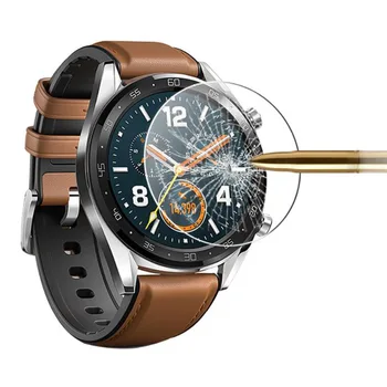 Прозрачен Защитен слой От Закалено Стъкло За Huawei Watch GT 2 Active /Elegant GT2 42 мм и 46 мм Smartwatch на цял екран Защитно покритие 1