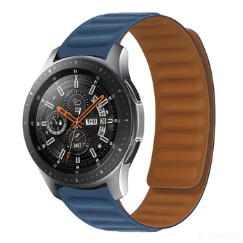 Силикон Магнитна Каишка за Samsung Galaxy Watch 4 22 мм 40 44 мм Класически 42 46 мм за 3 Часа 41 45 мм Активен 2 гривна Гривна 1