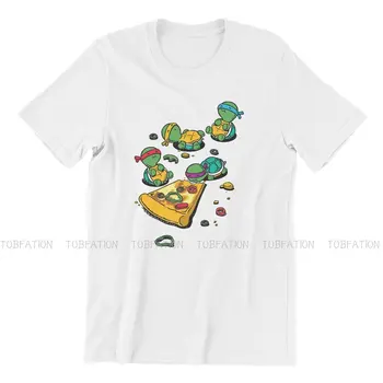 Тениска Kawai Tortoise Pizza Любовник Класическа Алтернативна Мъжки Дрехи Върховете Памучен Тениска с Кръгло Деколте 1