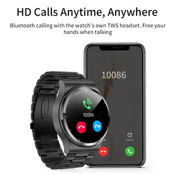 2 В 1 на Smart-часовници Bluetooth TWS слушалки Smartwatch Спорт За Xiaomi Huawei Bluetooth Телефонен Разговор Мъжки Женски Умен часовник 2