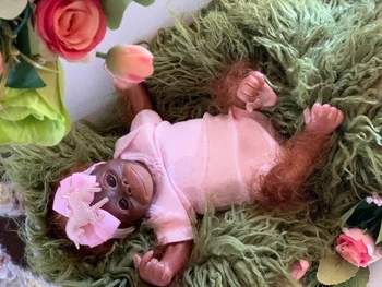 45 СМ Възстановената Обезьянка Детски Орангутани Реалистична Мека На Допир е Приятно Мека Кукла за Тялото Подбрани Художествени Подаръци за Възрастни 2