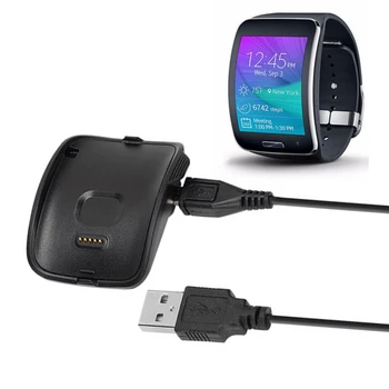5 В 7A USB Smart-Часовници, Зарядно Устройство, Зарядно устройство зарядно устройство ще захранване на Поставка Зарядно устройство зарядно устройство ще захранване на База за Samsung Galaxy Gear ' S SM R750 с USB-Кабел 2