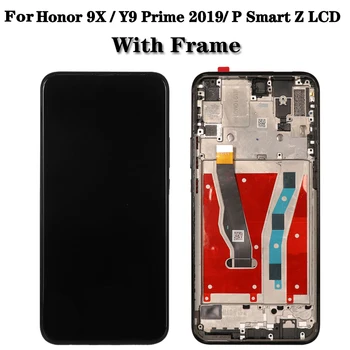 6,59 'Оригинал За Huawei Y9 Prime 2019/P Smart Z /Honor 9X Global LCD дисплей с сензорен екран Дигитайзер В Събирането на Рамка STK-LX1 2