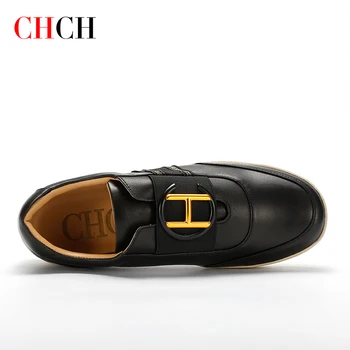 CHCH/ модни дамски обувки на плоска подметка от овча кожа, однотонная висококачествени меки и удобни ежедневни дамски обувки, не са на краката 2