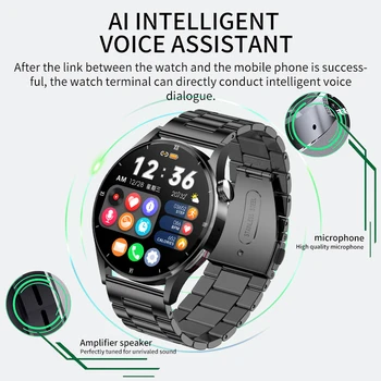 LIGE Смарт Часовници Bluetooth Покана Smartwatch 290 мА Голям Капацитет Часовници Музика Спорт Фитнес Smartband Пълен Сензорен Нови Часовници За Мъже 2