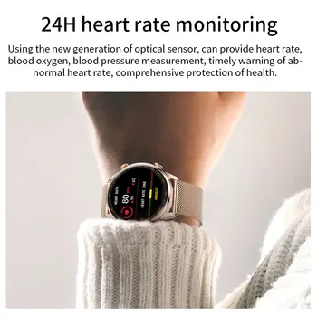 LIGE Смарт Часовници Дамски 2022 Пълен Сензорен Предизвикателство Bluetooth Нови Спортни Часовници С Потребителски Циферблат Водоустойчив Монитор на Сърдечната Честота Умни Часовници за Мъже 2