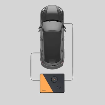 Xiaomi Lydsto 12 В Преносим Автомобил Помпа За Помпане на Гуми, 5,5 Бар, Въздушен Компресор, Откриване на Налягането в автомобилните Гумите на Мотоциклета, Вградена Въздушна Тръба 2