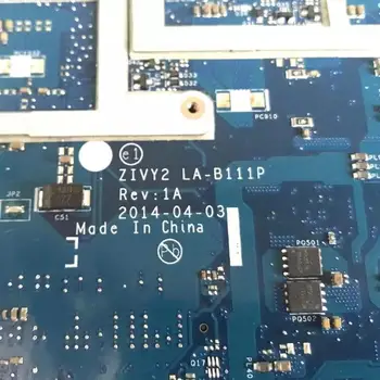 Дънната платка на лаптопа ZIVY2 LA-B111P за Lenovo Y50 Y50P Y50-70 дънна платка с I7-4720HQ/4710HQ GTX860M-4GB 100% ТЕСТВАНА е НОРМАЛНО 2