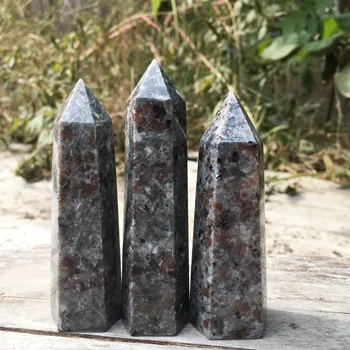 Естествено Пламъците на Огнения камък Crystal Точков Пръчка Сиенит флуоресцентно содалит руда колекция от минерали, Енергийните образци на Рейки 2