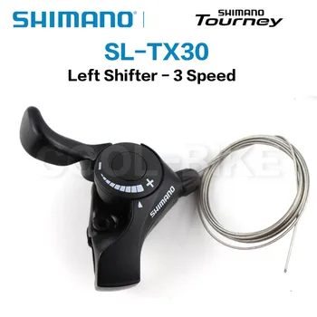 Лост за превключване на предавките за велосипед Shimano Tourney SL TX30 7s-6s 18s 21s Скоростни ключове SL-TX30 Вътрешен кабел за превключване на предавките в пакет 2