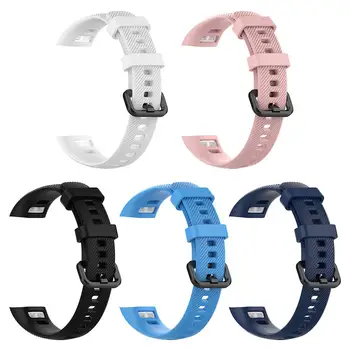 Мек Силиконов Ремък За Часа, За Huawei Honor Band 5/4 Smart Wristband Спортен Гривна 2