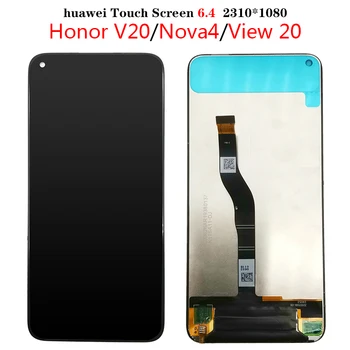 Оригинален за Huawei Honor View 20/Honor V20 LCD Дисплей е Сензорен цифров преобразувател В Събирането на PCT-L29 LCD дисплей 10 Сензорен Ремонт 2
