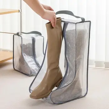 Полезна Чанта За Съхранение на Обувки, Прозрачна Чанта За Съхранение на Обувки, Преносим Защита От мухъл, Защита От Стоящи Обувки 2