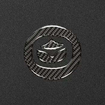 Стикери с Логото на Кормилното колело, Тапицерия от Въглеродни Влакна, Аксесоари за Интериора на Mazda CX-5 2017 2018 2019 2020 2