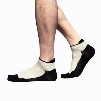 20 Чифта Летни Спортни Чорапи, Мъжки Спортни Чорапи за Джогинг, Спортно облекло, Дишащи тънки чорапи, мъжки къси Чорапи, чехли, размерът на ЕС 40-44 3