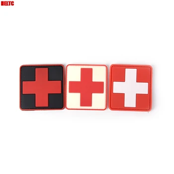 3d PVC Нарукавная Превръзка на Червения Кръст Медицински Спасителна Икона на Морала Гума Лекар, Фелдшер Тактически Нож Флаг Конфедерация Швейцария Нашивка 3