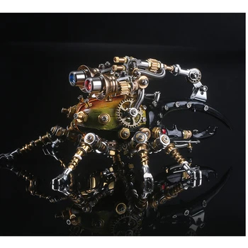 417 бр. Метален Набор от Модели Насекоми-Пъзели 3D САМ Ръчна Сглобяване на Пъзел Занаяти Сглобяване на Модели Строителен Комплект - Големия Червей 3