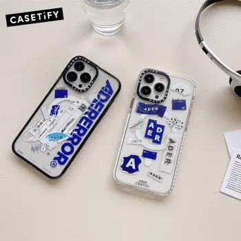 CASETIFY ADER Магнитни Безжични Зарядни устройства, Калъфи Magsafe за iPhone 11 12 13 14 Pro Max Удароустойчив Калъф Твърд Калъф 3