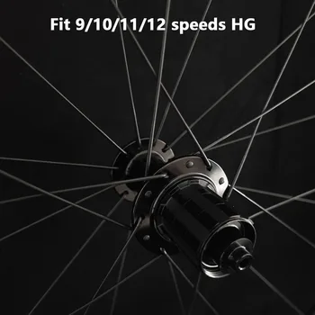 HYGGE 2023 дизайн Карбоновые колела 700C пътни изключително важно безкамерни гуми 40 мм 50 ММ велосипедни колела r13 керамични главината на колелото ободной спирачка V-спирачка 3