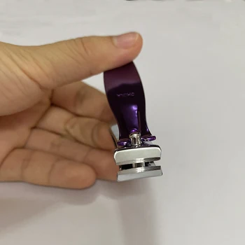 LIZY 6 см Пътни Лилави Нокти Ножици за Акрилни Нокти Професионална Машина за Косене на Кожичките от Въглеродна Стомана Модерен Подарък за Нокти 3
