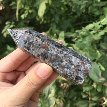 Естествено Пламъците на Огнения камък Crystal Точков Пръчка Сиенит флуоресцентно содалит руда колекция от минерали, Енергийните образци на Рейки 3