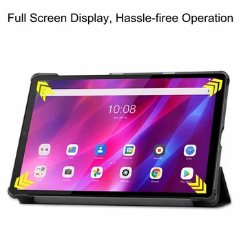 За Lenovo Tab K10 10,3 инча TV-X6C6 2021 Калъф От изкуствена кожа Магнитна Tablet PC на Lenovo Tab K10 10,3 см Калъф Неочаквана цена 3