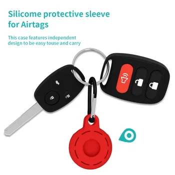 Защитен Калъф за употреба За Apple Airtag Tracker Силиконов Ключодържател Защитен Калъф За Локатор Въздушна Тагове Защитен Ръкав llavero 3