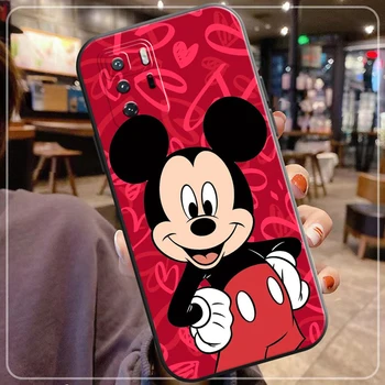 Логото на Disney Мики и Мини маус и За Xiaomi POCO F3 X3 Pro NFC GT Калъф За Телефон Черно Xiaomi Седалките Мобилен Защитен Калъф Делото Делото 3