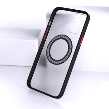 Магнитен Лист за Зарядно Magsafe Кола, Телефон за iPhone Xiaomi Samsung Зарядно устройство Безжично зарядно устройство ще захранване на Панела 3