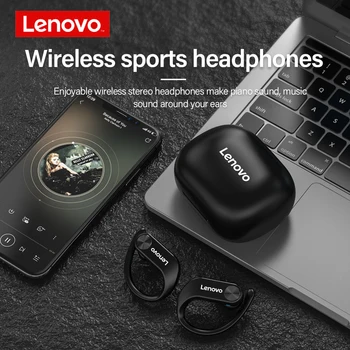 Оригинални Безжични Слушалки Lenovo LP7 TWS, Слушалки, Bluetooth, Водоустойчиви Слушалки, които намаляват шума, Hi-Fi, Музикални дни, Живот С МИКРОФОН 3