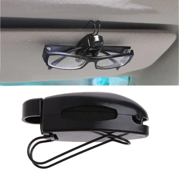 Преносим Auto Слънцезащитен Козирка на Притежателя Скоба За Очила За Четене, Слънчеви Очила Eyeglass Карта 3